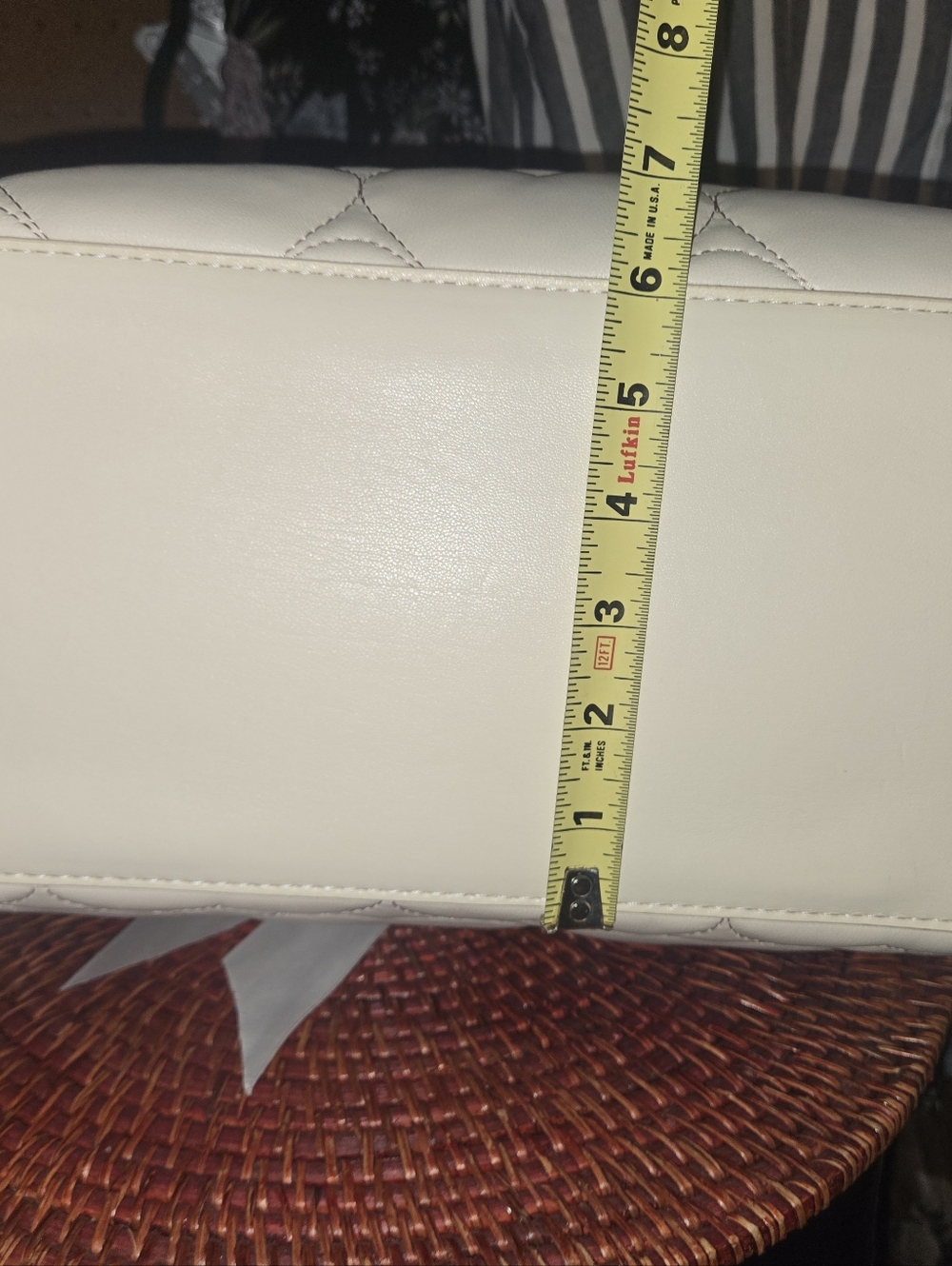 Betsey Johnson White Heart Quilted Handbag - Picture 13 of 15